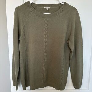 Talbots Women’s Medium Petite Green Sweater 💚